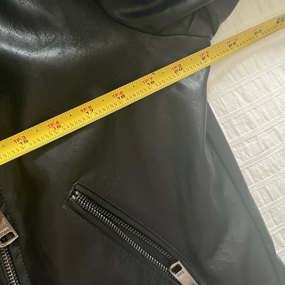 Vegan Leather Moto Jacket - Picture 8 of 11